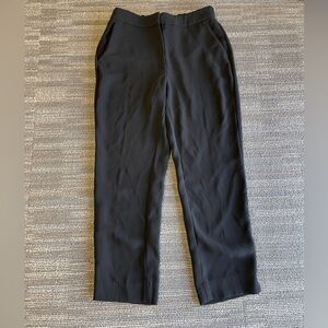 Black J. Crew Polyester Dress Pants Ankle Length Size 6